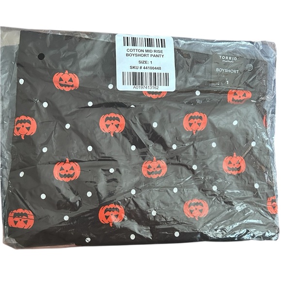 NWT Torrid Halloween pumpkins boyshort panty, Torrid size 1 - Picture 4 of 6